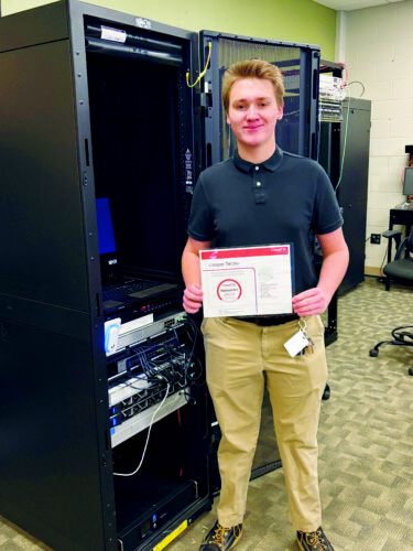 MCCTC student makes program history with dual CompTIA certifications
